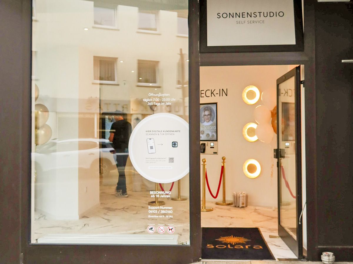Willkommen in deinem Premium SOLARA Sonnenstudio in Langen